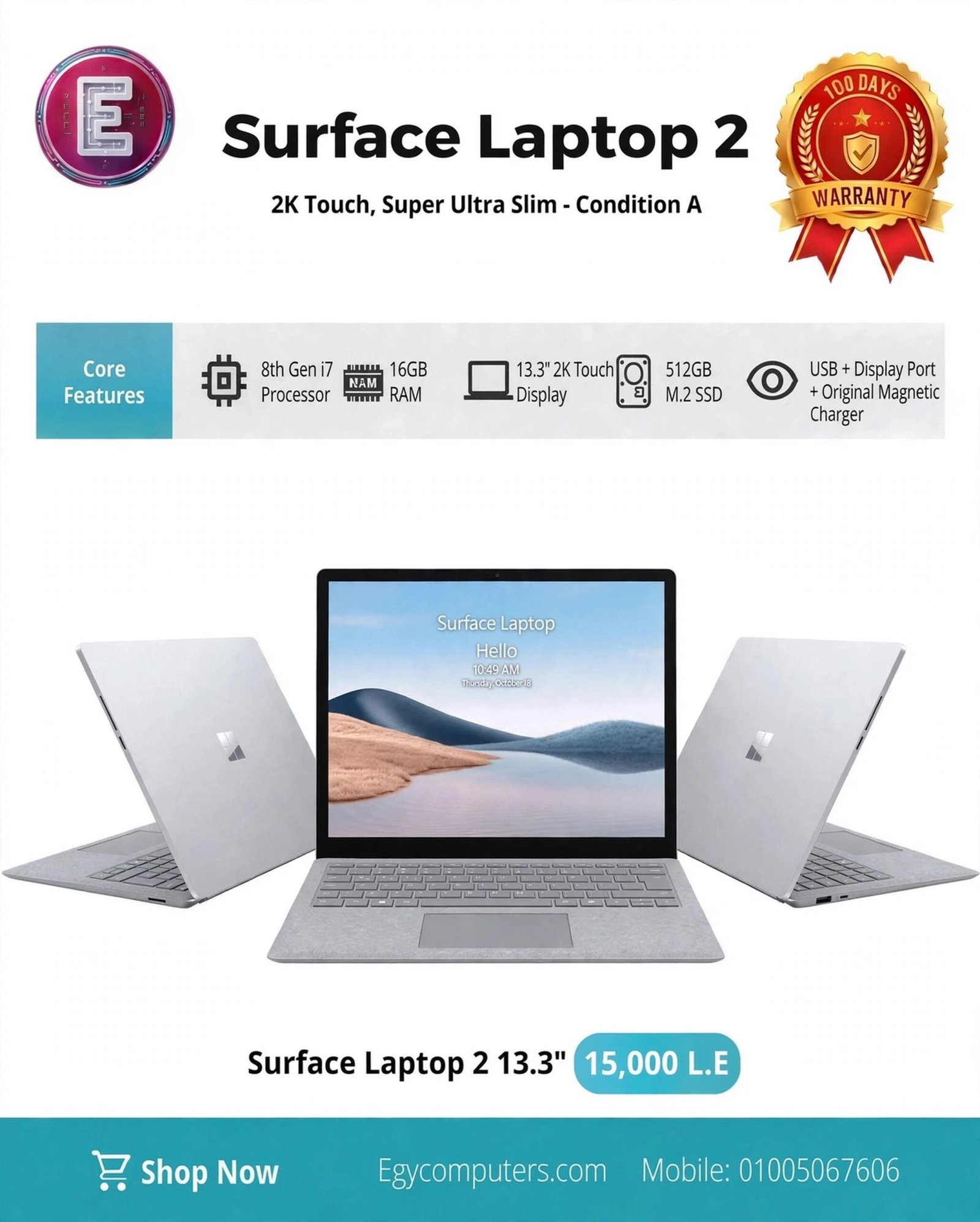 Microsoft surface pro 6 Laptop